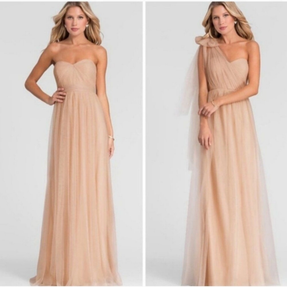 Jenny Yoo Size 2 Light Gray Convertible Gown